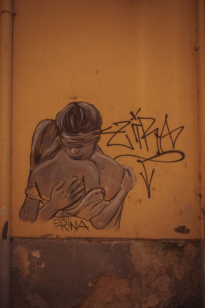 Straßenkunst in Amalfi